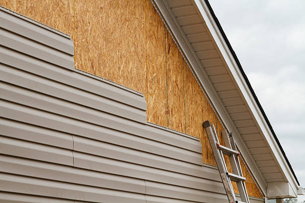 Professional Emergency Siding Repair technician working in Lexington, MN